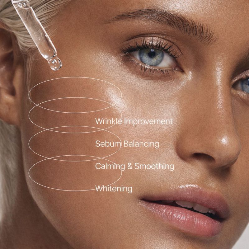 Visible benefits of GHK-Cu serum application